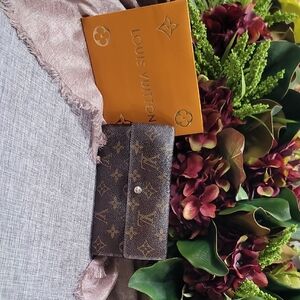 Louis Vuitton Brown Monogram Key Card Holder